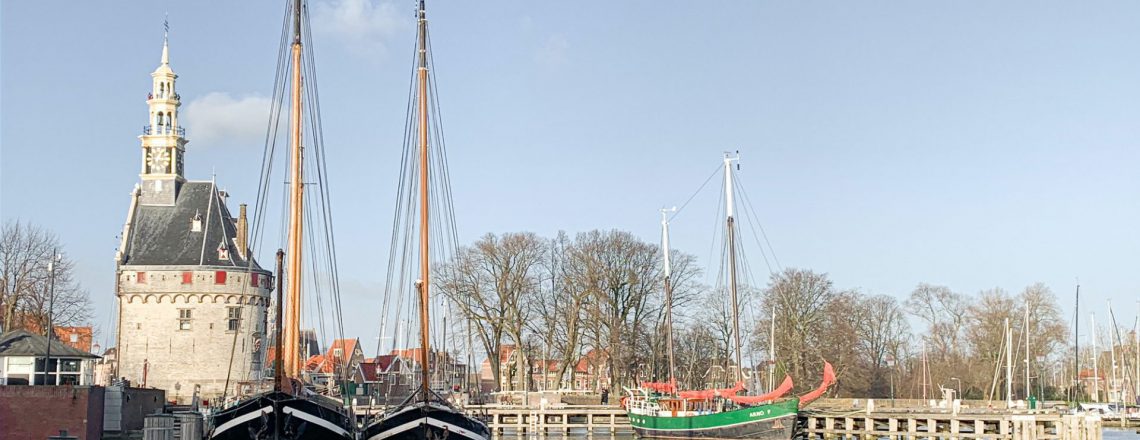 Small port in Hoorn, the Netherlands